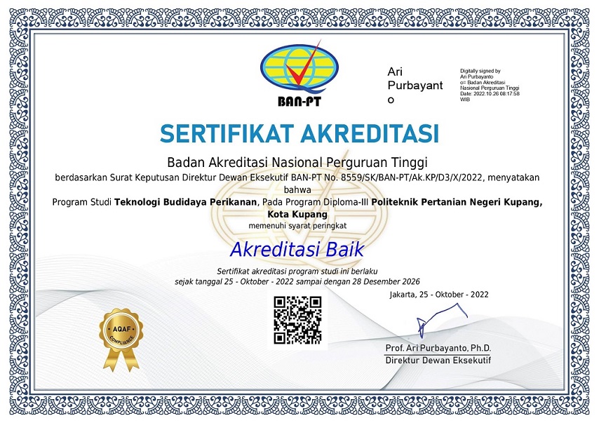 akreditasi prodi Tbp